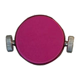 Maxbell Stainless Steel Eyebrow Stencil Compact Makeup Tool for Practice Gift Travel rose