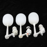 Maxbell Maxbell Mini Aquarium Float Ball Valve Water Level Control Float Valve Kit White