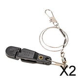 Maxbell 2xKite Fishing Planer Board Mast Release Clip Downrigger Line Releases Clip  B