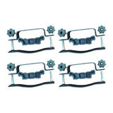 Maxbell Roof Box Bolt Clamp Easy to Install Accessory Car Roof Cargo Rack Connector 4 Pieces