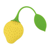 Fruit Shape Silicone Tea Strainer Filter Tea Infuser Yellow_Strawberry