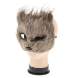 Maxbell Halloween Lowrie Mask Masquerade Mask Cosplay Costume Fancy Dress  Grey