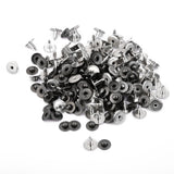 Maxbell 200 Sets Metal Press Stud Snap Button Fastener for Leather Craft