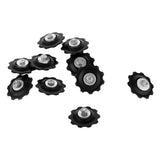 Maxbell 10Pcs Mountain Bike Cycling Rear Derailleur Guide Roller Jockey Wheel Black - Aladdin Shoppers