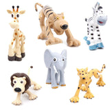 Maxbell Maxbell Set Of 6PCS Realistic Plastic Forest Animal Model Figurine Toy Kids Children Collectibles Gift