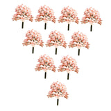 Maxbell 10x Miniature Trees Supplies Decor Sand Table Fake Plants Landscape Ornament 7.7 cm Height