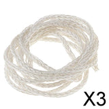 Maxbell 3x7N OCC Copper Wire, DIY HiFi Audio Cable for Earphone 2m Silver