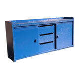 Maxbell 1:12 Scale Dollhouse Miniature Kitchen Cabinet for Pretend Play Toys Bedroom Blue