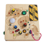 Maxbell Switch Light Busy Board Sensory Toys for Kindergarten Birthday Gifts Infants