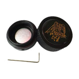 Maxbell Pool Cue Chalk Holder Protects Your Chalk Aluminum Billiard Cue Chalk Holder Black