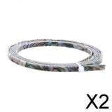 Maxbell 2xBinding Inlay Strips for Guitar Mandolin Ukulele Maker Luthier Supply 5mm