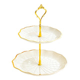 Maxbell Cupcake Stand Dessert Fruit Candy Display Plate for Countertop Desktop Party S