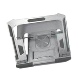 Maxbell Folding Laptop Stand Lightweight Computer Stand for Living Room Bedroom Home Silver
