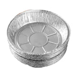 Maxbell 10x Aluminum Foil Dishes Round Tin Foil Bakeware for Buffet Cooking Catering Dish Diameter 16cm