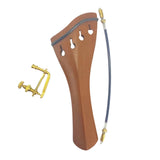 Maxbell 4/4 Violin Tailpiece Portable Fine Workmanship Replacement for Beginner Gift Brown