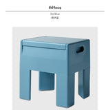 Maxbell Multi-Functional Storage Cabinet, Modern Minimalist Bedside Table & Sofa End Table, Stackable Organizer Stool, environmentally-conscious Material, JMO Vintage design for Bedroom, Living Room, Entryway Xizi Blue