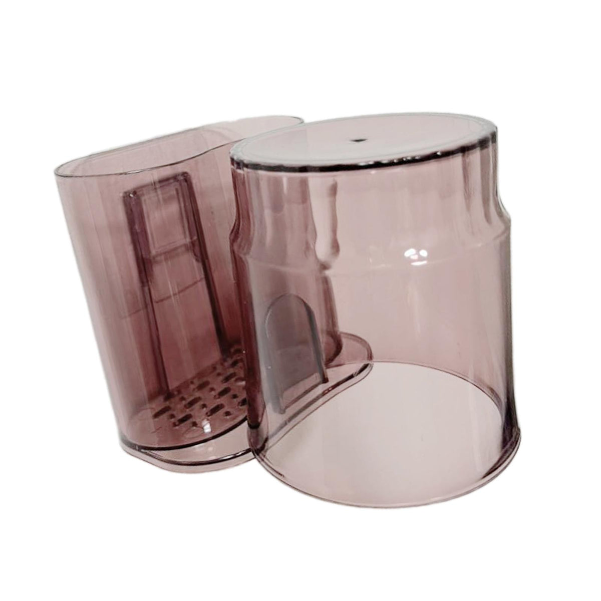 Maxbell Maxbell Toothbrush and Toothpaste Holder with Cup Modern Toothbrush Rack Home Shower Pink