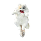 Maxbell Stuffed Cat Doll Backpack Lightweight Toy Knapsack for Dating Pet Lover Gift Strawberry Neckwear