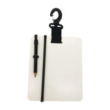Maxbell Underwater Writing Dive with Swivel Clip and Pencil Portable Notebook Black