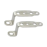 Maxbell 2x Motor Headlight Mount Bracket Easy Installation Repair Parts Light Holder Silver