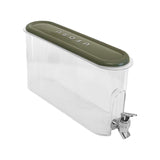 Maxbell Maxbell Beverage Dispenser Bucket Leakproof Easy Clean Clear Cold Kettle with Faucet Green