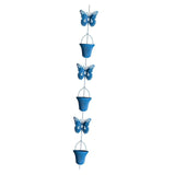 Maxbell Rain Gutter Chain Garden Rainwater Catcher for Backyard Divert Water