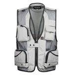 Maxbell Multi-Pocket Fishing Mesh Vest Photography Quick-Dry Jacket XXL Light Grey - Aladdin Shoppers