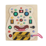 Maxbell Montessori Busy Board Sensory Toys for Birthday Gifts Boys and Girls Nursery