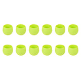 Maxbell 12 Pieces Small Flower Pots Simple Containers for Yard Balcony Indoor Plants Green