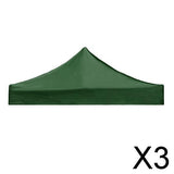 3xReplacement Tent Top Cover Camping Beach Sunshade Shelter Dark Green
