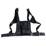 Maxbell Radio Chest Harness Chest Front Pack Pouch Holster Vest Rig for Two Way Radio Walkie Talkie - Aladdin Shoppers