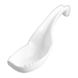 Maxbell Ramen Soup Spoon Multifunctional Tableware Ramen Noodle Soup Spoon with Fork white