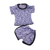 Maxbell Trendy Shirt Pants Suit Sports Clothes for 18" Doll Dark Blue - Aladdin Shoppers