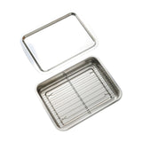 Maxbell Baking Sheet with Rack Rectangle Catering Pan for Buffet Restaurant