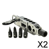 Maxbell 2xCompact Multifunctional Screwdriver Outdoor Portable Hexagon Wrench Survival