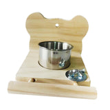 Maxbell Bird Cage Feeder Hanging Pet Bowl Lightweight for Conures Parakeet Lovebirds Bear