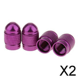 Maxbell 2x4x Aluminum  Style Rim Valve/Wheel Air Port Cover Stems Cap Purple