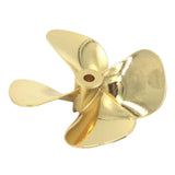 Maxbell Model Boat 4 Blade Zinc Metals Propeller for RC Boat Model 60mm Reverse