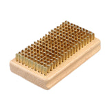 Maxbell Snowboard Waxing Brush Trip Maintenance Tool for Wax Removal Cleaning Adults Copper