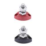 Maxbell Junction Block Power Post Set Insulated Terminal Stud Black Red 8mm