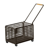 Maxbell Rolling Laundry Basket Cart Large Heavy Duty Laundry Hamper for Home Bedroom Medium Black