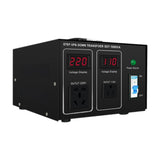 Maxbell Voltage Transformer Converter US Adapter Accurate Heavy Duty Power Converter 20.5x24x12.5cm 1000VA