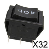 Maxbell 32x6-Pin Car On/Off/On Momentary Power Window Rocker Switch 250V/15A 125V/20A