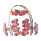 Maxbell 24 Wheel Muscle Roller Equipment Massaging Tool for Travel Yoga Bodybuilding Pink