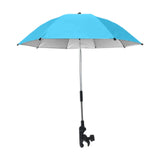 Maxbell Stroller Umbrella Modern Pushchair Parasol for Summer Walking Traveling Blue
