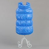 Maxbell Maxbell Pet Dog Puppy Cat Clothing Supplies Winter Warm Padded Coat Down Jacket Vest Apparel Outfit Blue XS