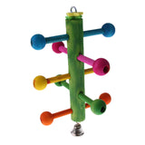 Maxbell Maxbell Hanging Chew Toy Parrot Chewing Toy with a Bell Teeth Care Treat and Chew ##15