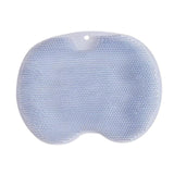 Maxbell Shower Foot Scrubber Mat Comfortable Soft Shower Silicone Foot Cleaning Tool Blue