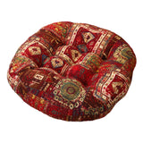 Maxbell Boho Chair Cushion Tatami Living Room Cafe Chair Pad Versatile Soft Non Slip red 45x45x8cm
