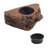 Maxbell Hanging Magnetic Reptile Feeding Tray Food Water Dish for Small Reptiles Pet Single Slot